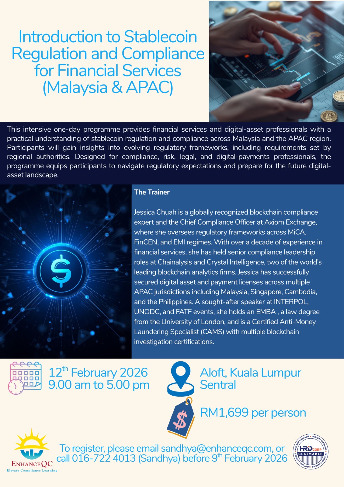 Introduction to Stablecoin Regulation and Compliance for Financial Services - 12th February 2026